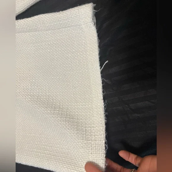 Showpo Ivory Textured Wide Leg Pants & Top Set - Picture 8 of 8